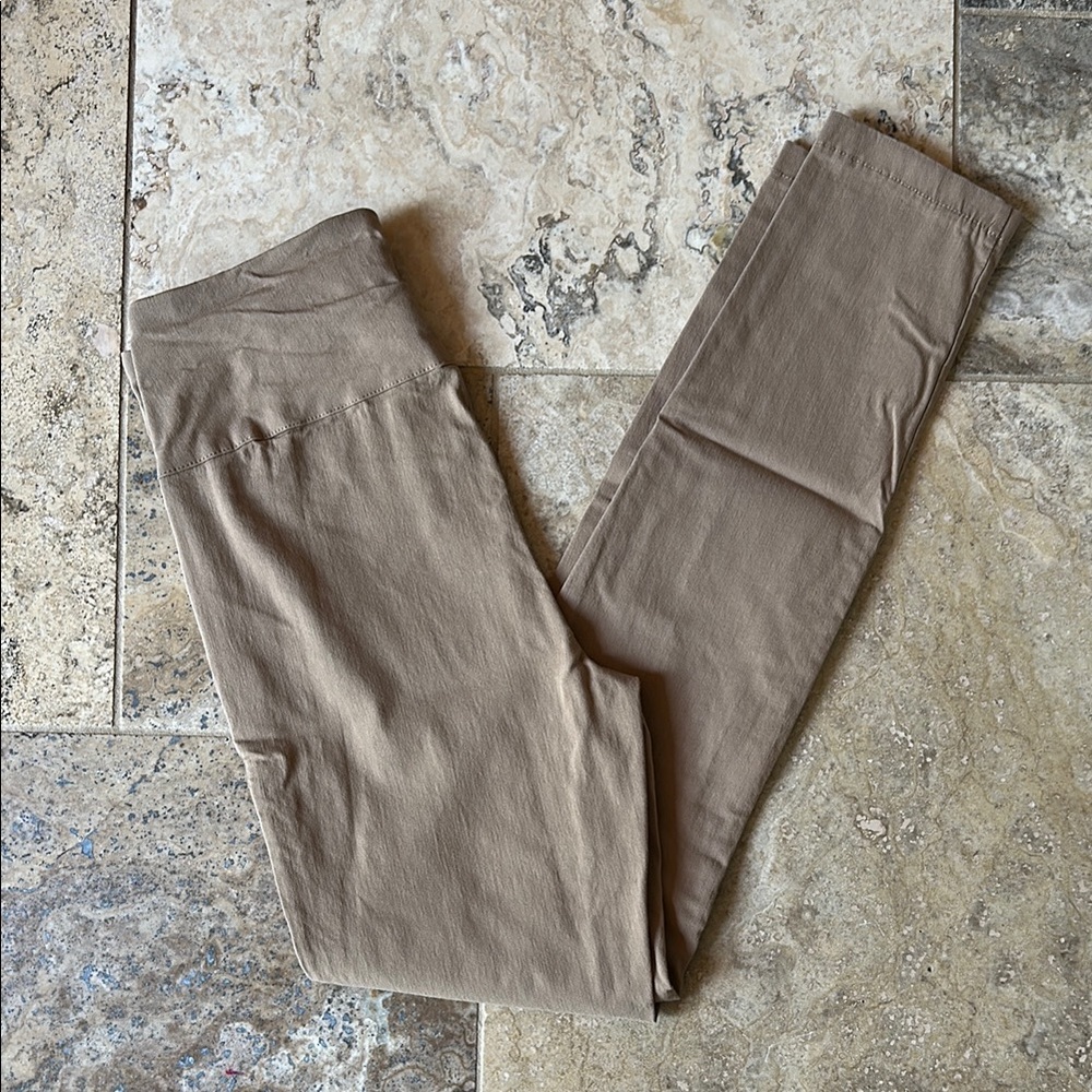 Ellen Tracy Tan High-Waisted skinny pants
